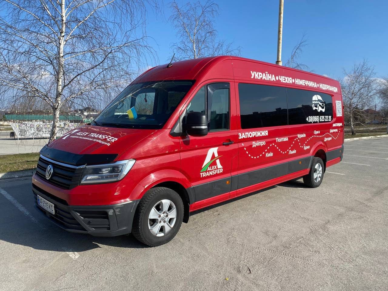 AlexTransfer VW Crafter, front view